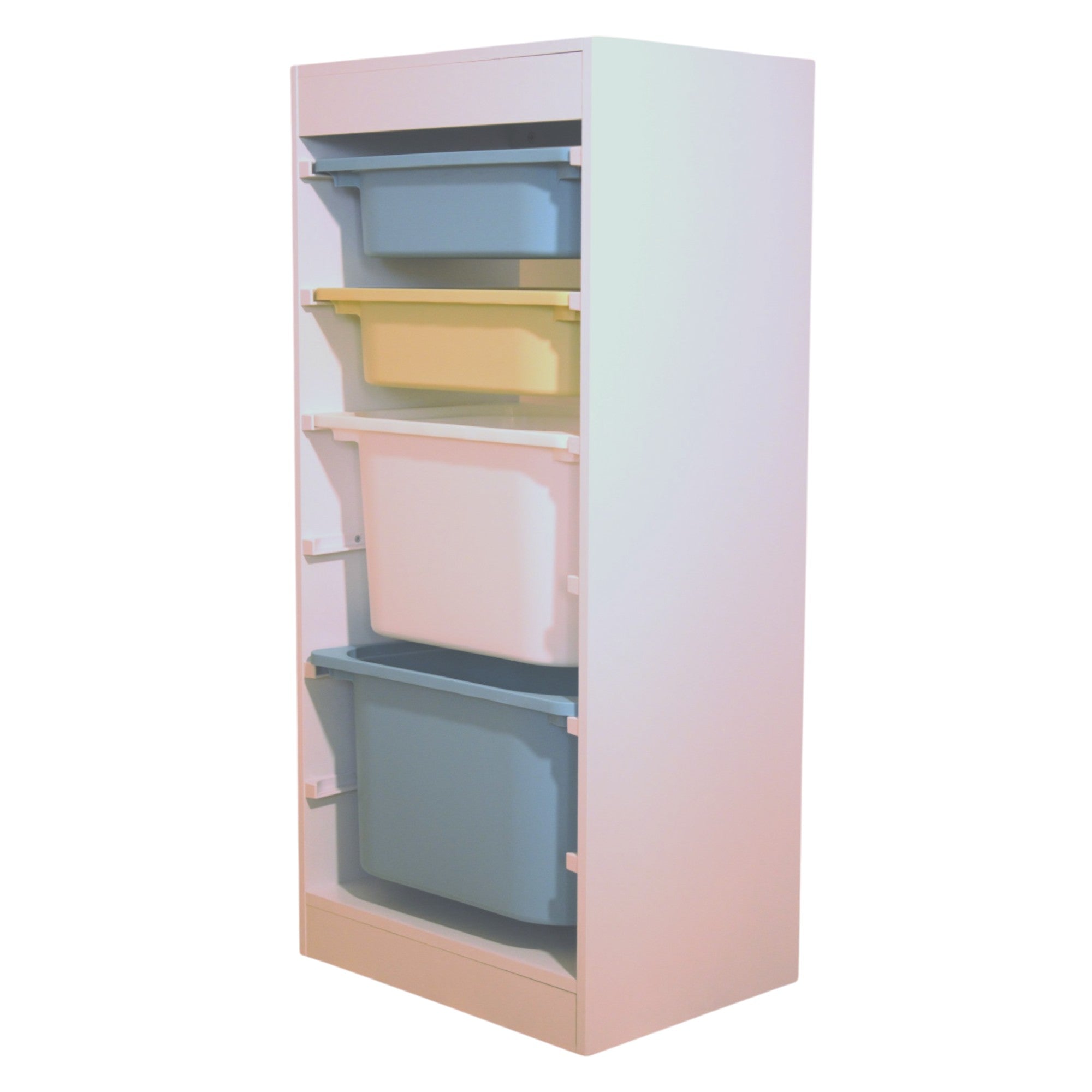 detski-shkaf-ginger-home-etazherka-za-igrachki-s-4-kutii-za-sahranenie-byal-TF6745-5 Детски Шкаф GINGER HOME, Етажерка за Играчки с 4 Кутии за Съхранение, Бял - Image 14