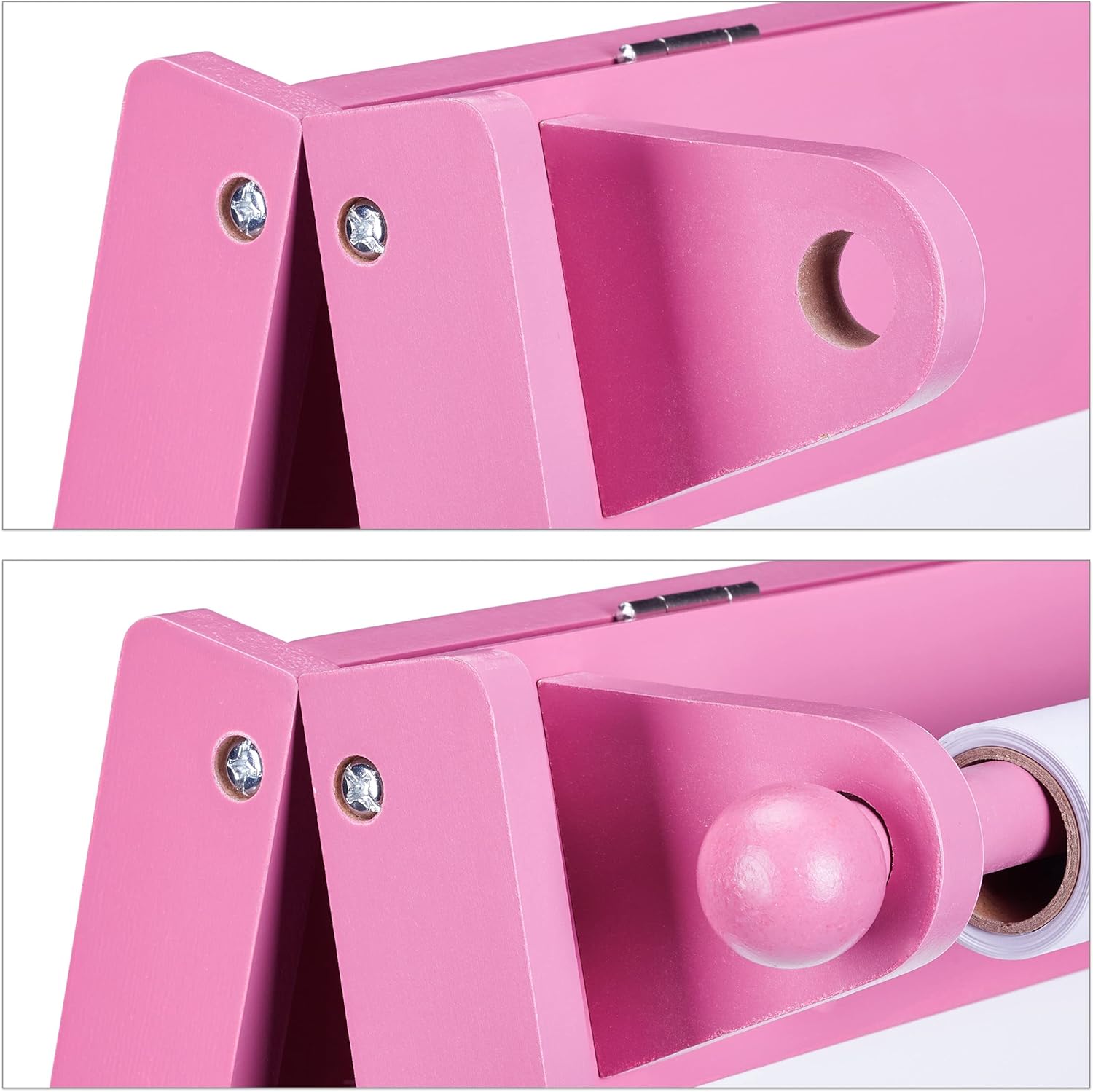 detski-stativ-za-risuvane-ginger-home-3-v-1-cherna-daska-biala-daska-hartiena-rolka-super-girl-TF6004-6 Детски Статив за Рисуване GINGER HOME 3 в 1 - Черна Дъска, Бяла Дъска, Хартиена Ролка, SUPER GIRL - Image 7