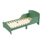 Детско Легло GINGER HOME, Защита от Падане, Дървено, Подматрачна Рамка 70х140 см, FOREST - Image 5