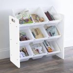 Етажерка за играчки GINGER HOME с 9 Кутии за Съхранение WHITE JWTR-3006 - Image 12