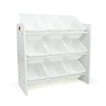 Етажерка за играчки GINGER HOME с 9 Кутии за Съхранение WHITE JWTR-3006 - Image 4