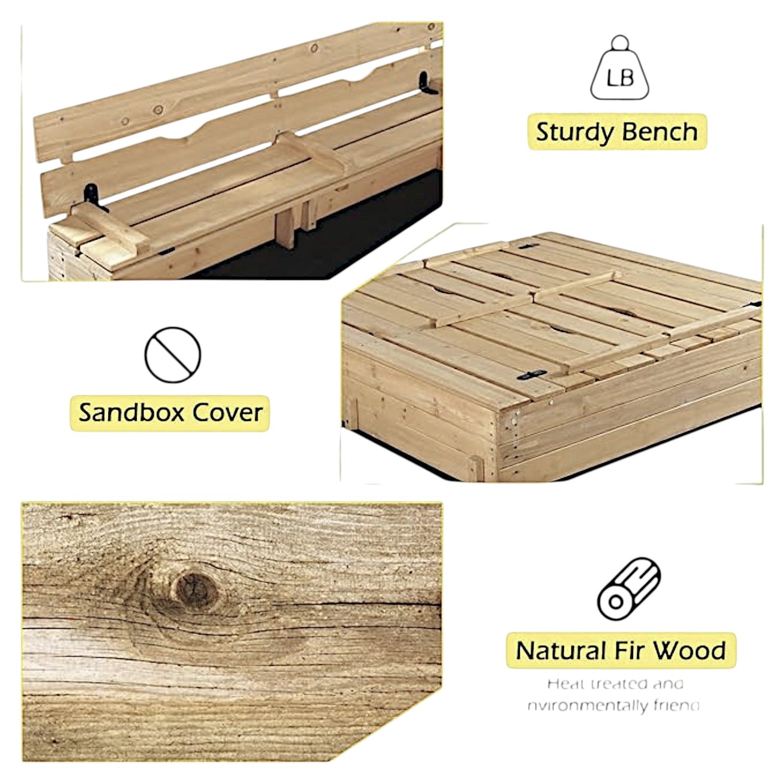 golqm-detski-pyasuchnik-s-peyki-i-sguvaem-kapak-ginger-home-157x157x21-durven-C1113-15 Голям Детски Пясъчник с Пейки и Сгъваем Капак GINGER HOME 157x157x21см, Дървен - Image 19