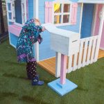 Голяма Дървена Детска Къща с Веранда GINGER HOME, 194x229x210 см, за Игри и Забавления на Открито - Image 16