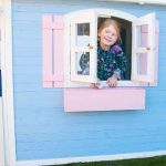 Голяма Дървена Детска Къща с Веранда GINGER HOME, 194x229x210 см, за Игри и Забавления на Открито - Image 17