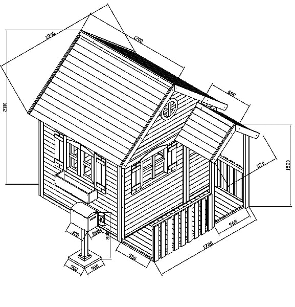 golqma-darvena-detska-kashta-s-veranda-ginger-home-194x229x210-sm-za-igri-i-zabavlenia-na-otkrito-C181-18 Голяма Дървена Детска Къща с Веранда GINGER HOME, 194x229x210 см, за Игри и Забавления на Открито - Image 19