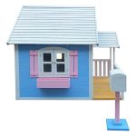 Голяма Дървена Детска Къща с Веранда GINGER HOME, 194x229x210 см, за Игри и Забавления на Открито - Image 3