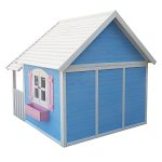 Голяма Дървена Детска Къща с Веранда GINGER HOME, 194x229x210 см, за Игри и Забавления на Открито - Image 4