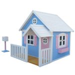Голяма Дървена Детска Къща с Веранда GINGER HOME, 194x229x210 см, за Игри и Забавления на Открито - Image 5