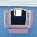 Голяма Дървена Детска Къща с Веранда GINGER HOME, 194x229x210 см, за Игри и Забавления на Открито - Image 7