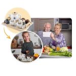 Детски Дървен Комплект за Чай и Кафе с Аксесоари - бяло/сиво - Image 20