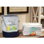 Кош за Играчки, Дрехи, Пране, Сгъваем, с Удобни Дръжки, за Детска Стая, Спалня, Дневна - Динозаври - Image 17