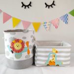 Кош за Играчки, Дрехи, Пране, Сгъваем, с Удобни Дръжки, за Детска стая, Спалня, Дневна - Лъвче - Image 19