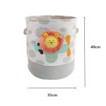 Кош за Играчки, Дрехи, Пране, Сгъваем, с Удобни Дръжки, за Детска стая, Спалня, Дневна - Лъвче - Image 6
