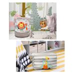Кош за Играчки, Дрехи, Пране, Сгъваем, с Удобни Дръжки, за Детска стая, Спалня, Дневна - Лъвче - Image 8