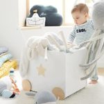 Кутия за Играчки GINGER HOME с Колелца за Бутане, Дървена, Бяла, 38х45х54 см. - Image 8