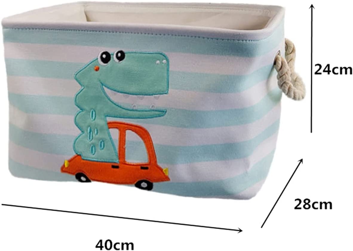 kutia-za-sahranenie-na-igrachki-drehi-prane-sgavaem-s-udobni-drazhki-za-detska-staya-spalnya-dnevna-dinozavri-GH-KQ01-12 Кутия за Съхранение на Играчки, Дрехи, Козметика, Сгъваема, с Удобни Дръжки, за Детска стая, Спалня, Дневна - Динозавър - Image 13