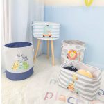 Кутия за Съхранение на Играчки, Дрехи, Козметика, Сгъваема, с Удобни Дръжки, за Детска стая, Спалня, Дневна - Динозавър - Image 14