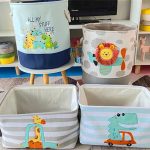 Кутия за Съхранение на Играчки, Дрехи, Козметика, Сгъваема, с Удобни Дръжки, за Детска стая, Спалня, Дневна - Жираф - Image 17