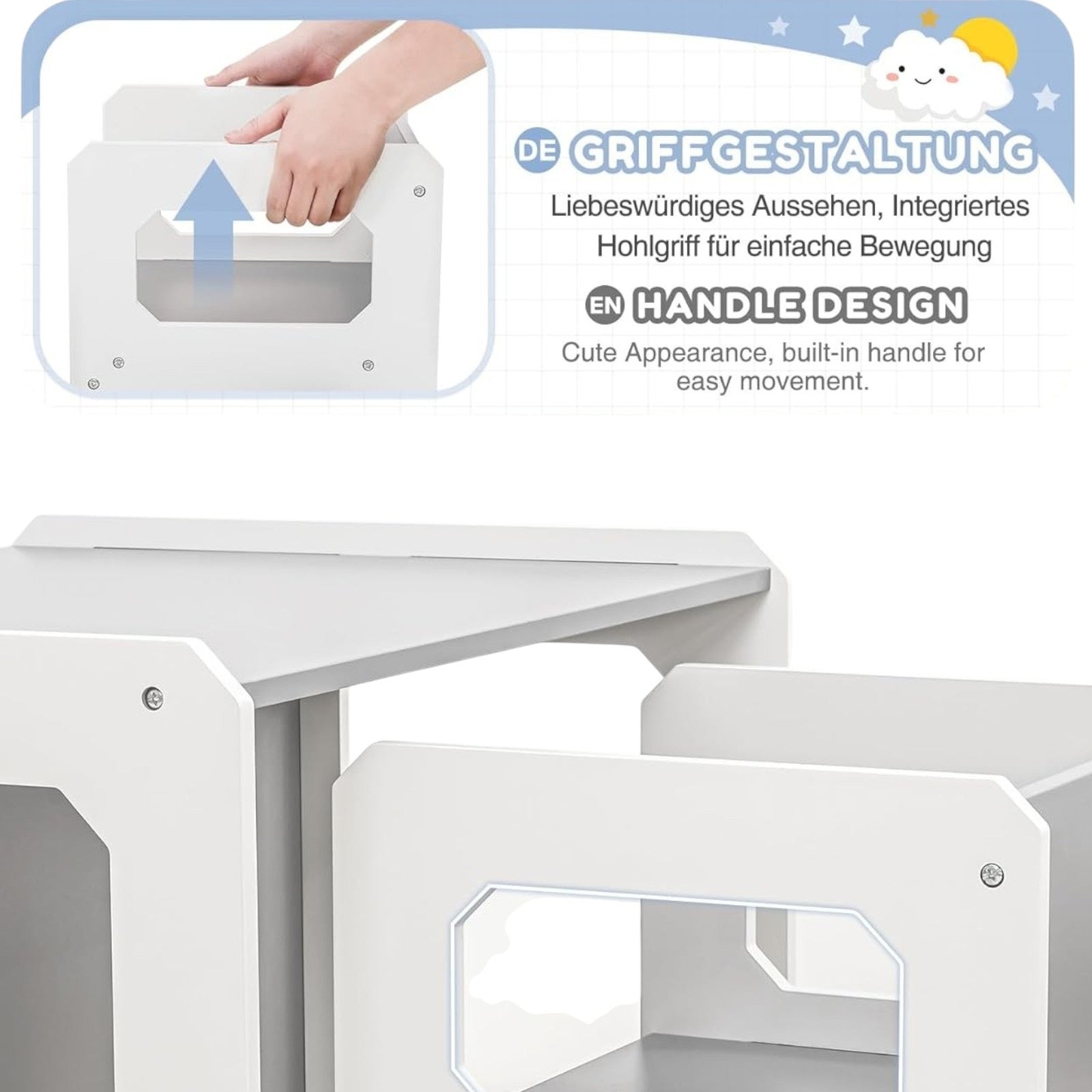 montesori-detska-masa-stolche-ginger-home-darven-komplekt-3v1-bqlo-sivo-TF6912-19 Монтесори Детска маса и Столче GINGER HOME, Дървен Комплект 3 в 1, бяло и сиво - Image 19