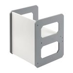 Монтесори Детска маса и Столче GINGER HOME, Дървен Комплект 3 в 1, бяло и сиво - Image 11