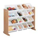 Органайзер за Детски Играчки GINGER HOME дърво и бяло JWTR-3278