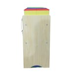 Детски Дървен Органайзер, Етажерка, Шкаф, Секция за Съхранение на Играчки и Книжки - 3 нива с 9 Текстилни Кутии - COLORS - Image 17