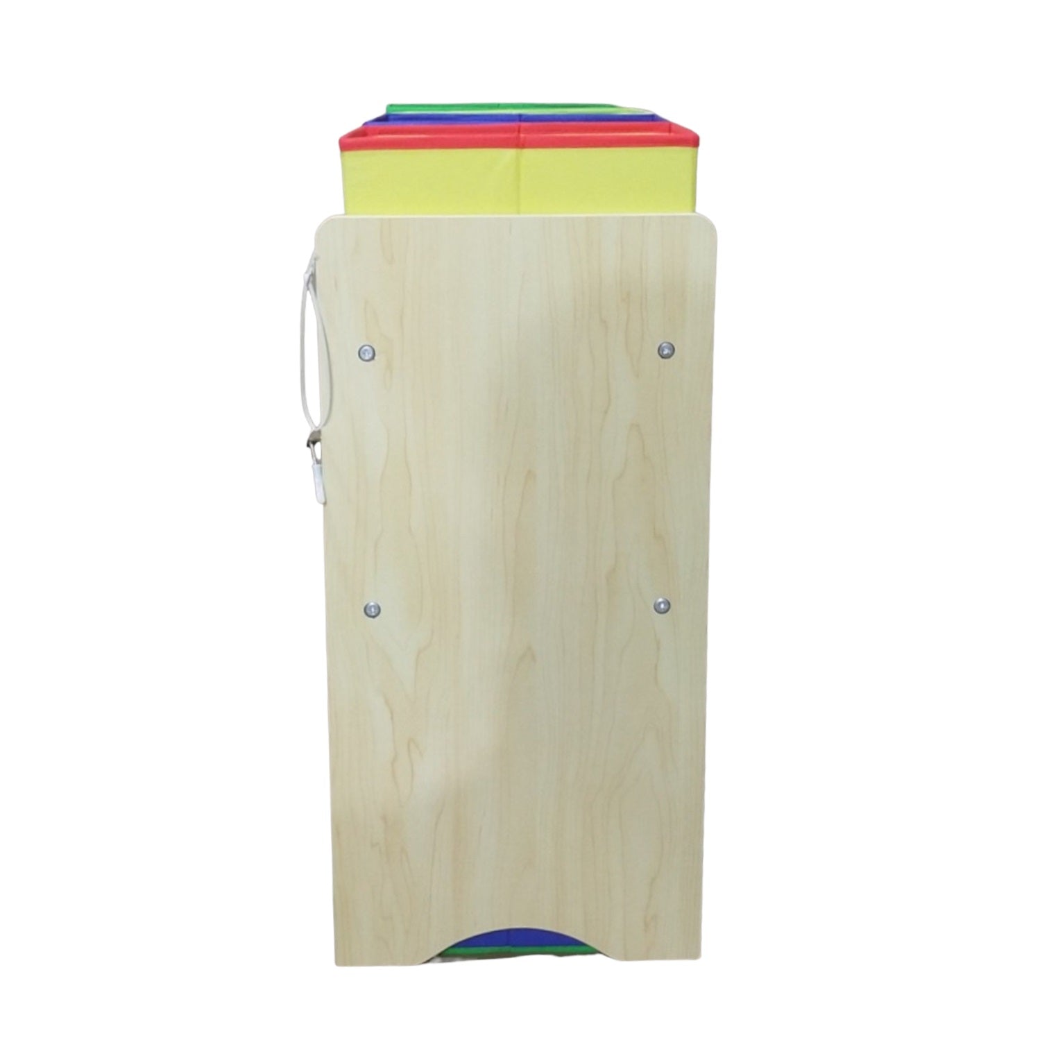 organayzer-za-igrachki-jwtr-3090-14 Детски Дървен Органайзер, Етажерка, Шкаф, Секция за Съхранение на Играчки и Книжки - 3 нива с 9 Текстилни Кутии - COLORS - Image 17