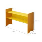 Детски Дървен Органайзер, Етажерка, Шкаф, Секция за Съхранение на Играчки и Книжки - 3 нива с 9 Текстилни Кутии - COLORS - Image 12