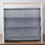 Преносима Детска Етажерка за Книги GINGER HOME, Обзавеждане за Детска Стая, Бяло, Сиво - Image 13