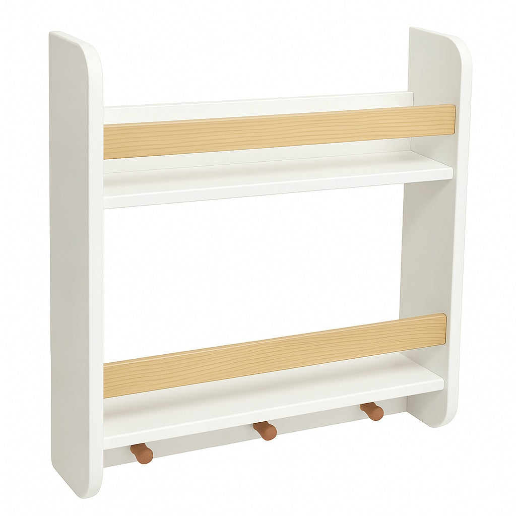 stenna-detska-etazherka-ginger-home-biala-s-raftove-i-zakachalki-TF6931-2_53dec39c-cdc9-485b-8f2c-9608f384a2b4 Стенна Детска Етажерка GINGER HOME – Бяла, с Рафтове и Закачалки - Image 3