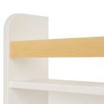 Стенна Детска Етажерка GINGER HOME – Бяла, с Рафтове и Закачалки - Image 7