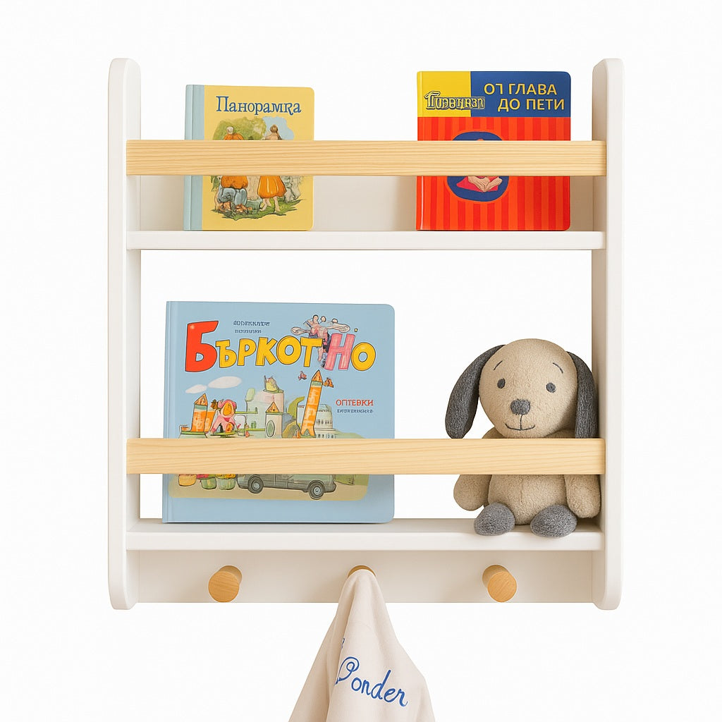 stenna-detska-etazherka-ginger-home-biala-s-raftove-i-zakachalki-TF6931-7_abc7e8d1-4ac8-4dad-8dca-3b08c5535909 Стенна Детска Етажерка GINGER HOME – Бяла, с Рафтове и Закачалки - Image 8