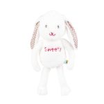 Мека играчка за гушкане Bunny бял 81970