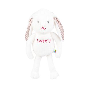 Мека играчка за гушкане Bunny бял 81970