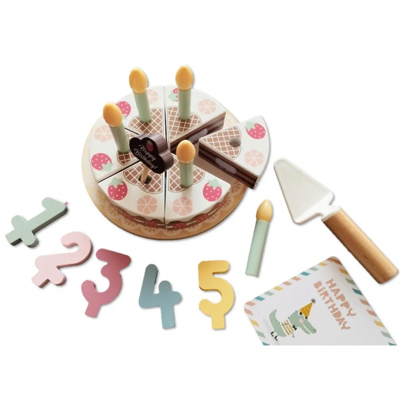 image Дървена торта Рожден ден TH544B - Image 1