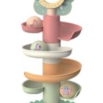 Дървена кула с топче TK735N