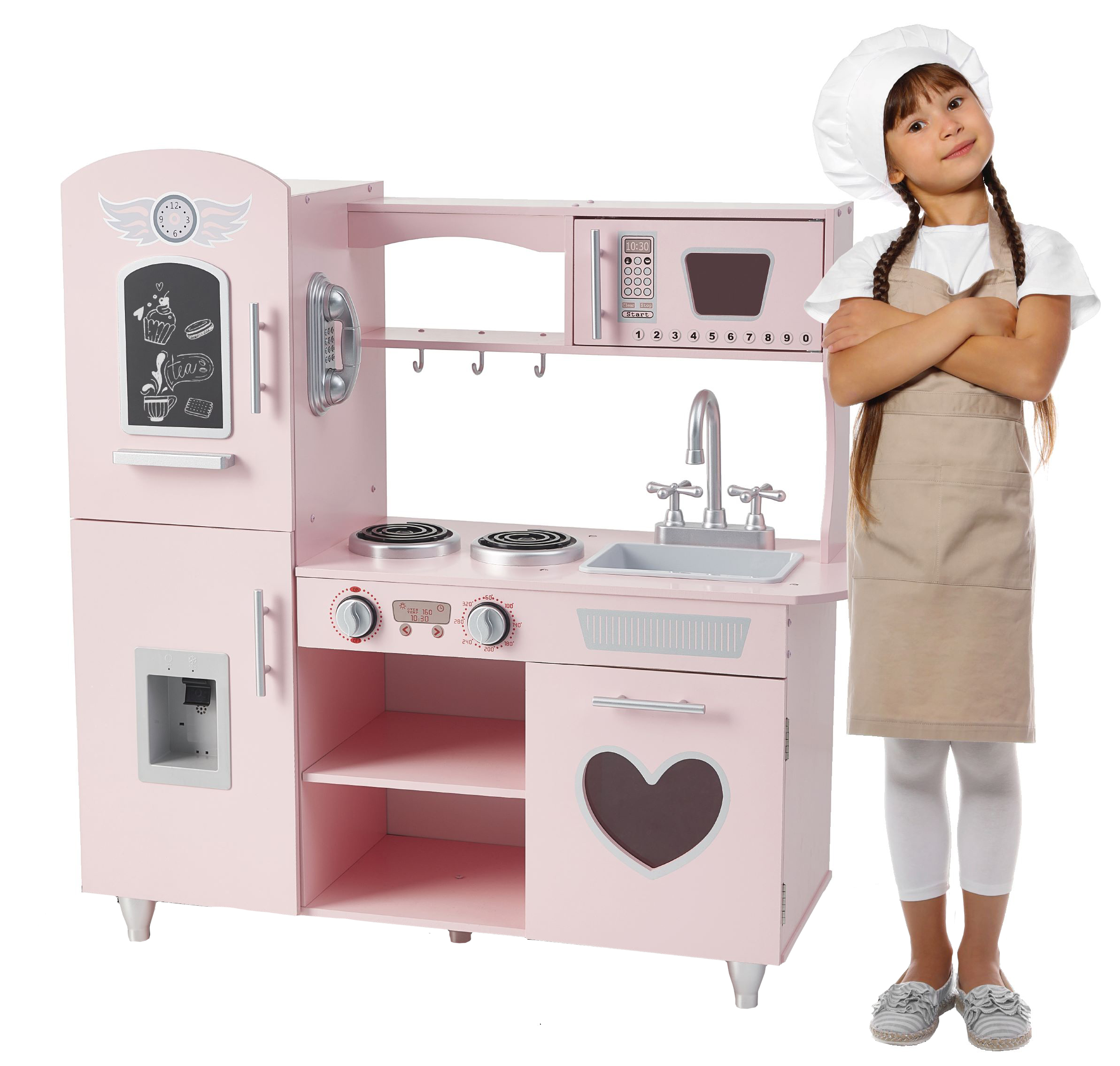 image Дървена Kухня розова 7268 - Image 1