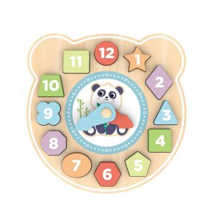 Дървен сортер 3D часовник HP078