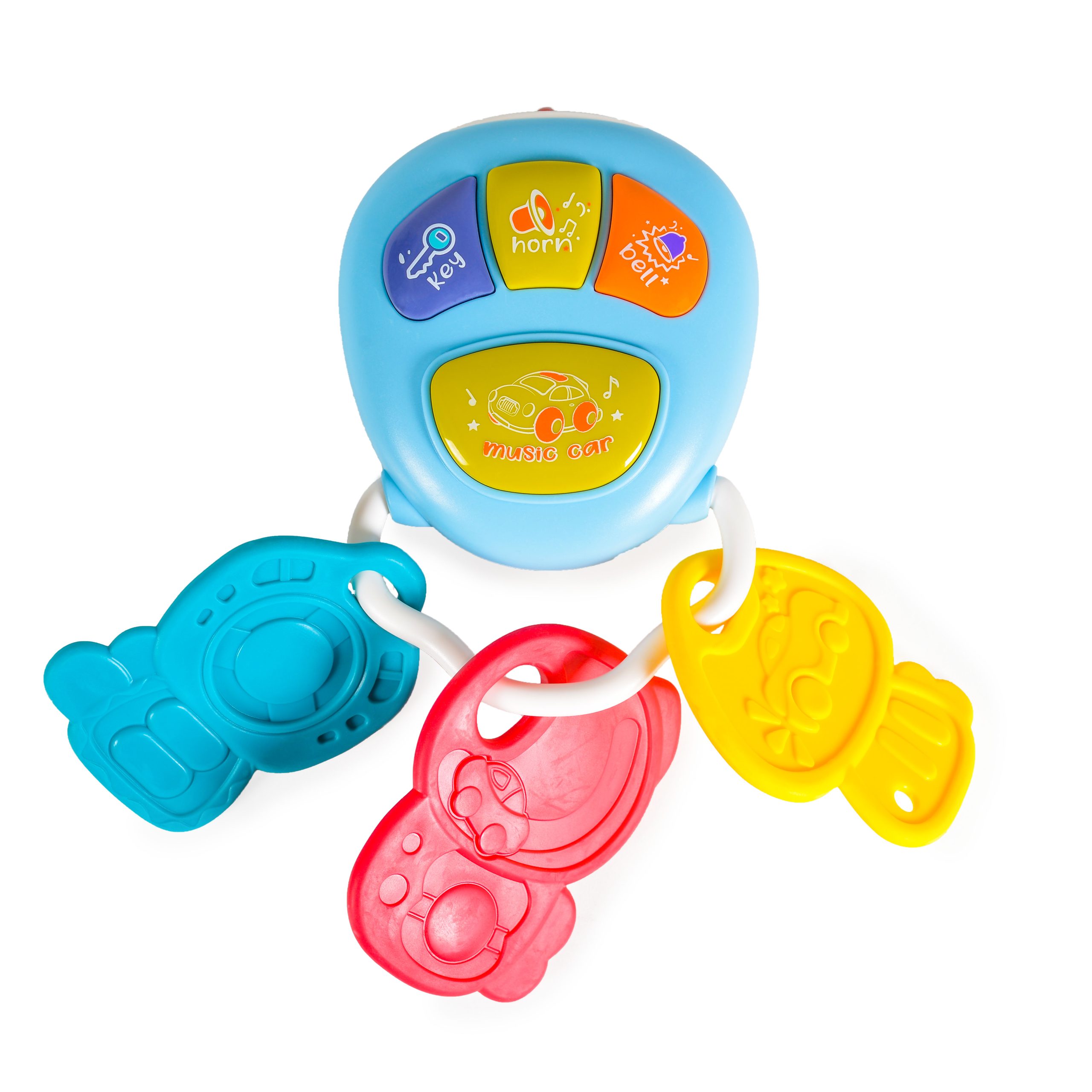 image Музикален ключодържател Car key 855-73A син - Image 1