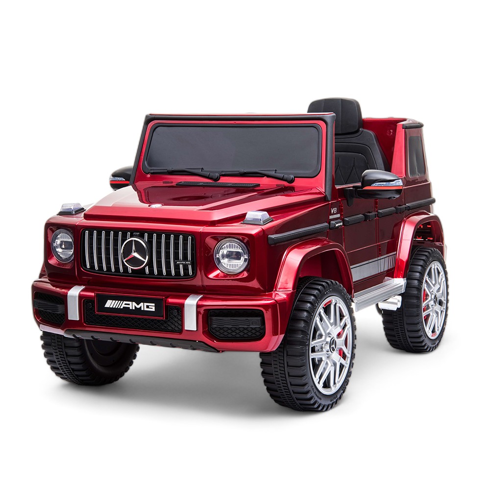 image Акумулаторен джип Mercedes G63 мет.червен BBH003 - Image 1