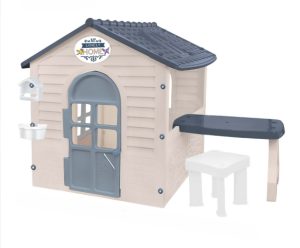 Къща с маса и стол бежова 13010