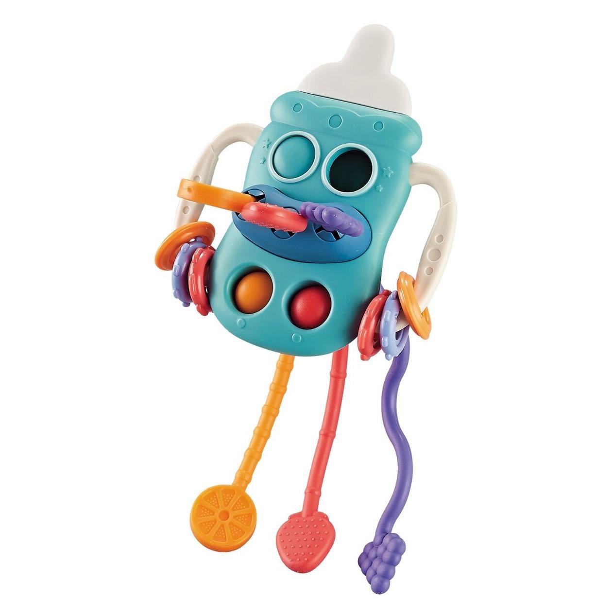 image Бебешка сензорна играчка Baby bottle blue - Image 1