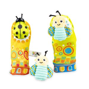 Дрънкалки чорапи Green Beetle Bee 82624