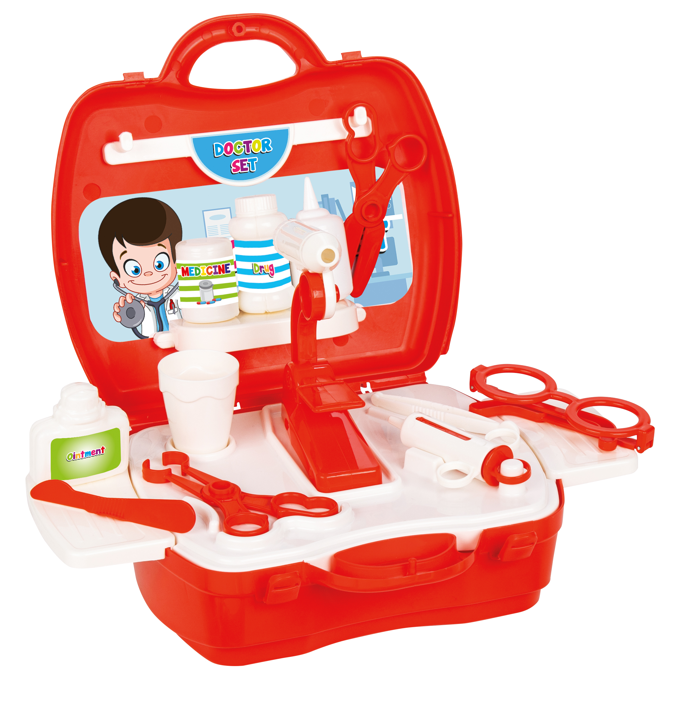 image Докторски комплект в куфар 03366 - Image 1