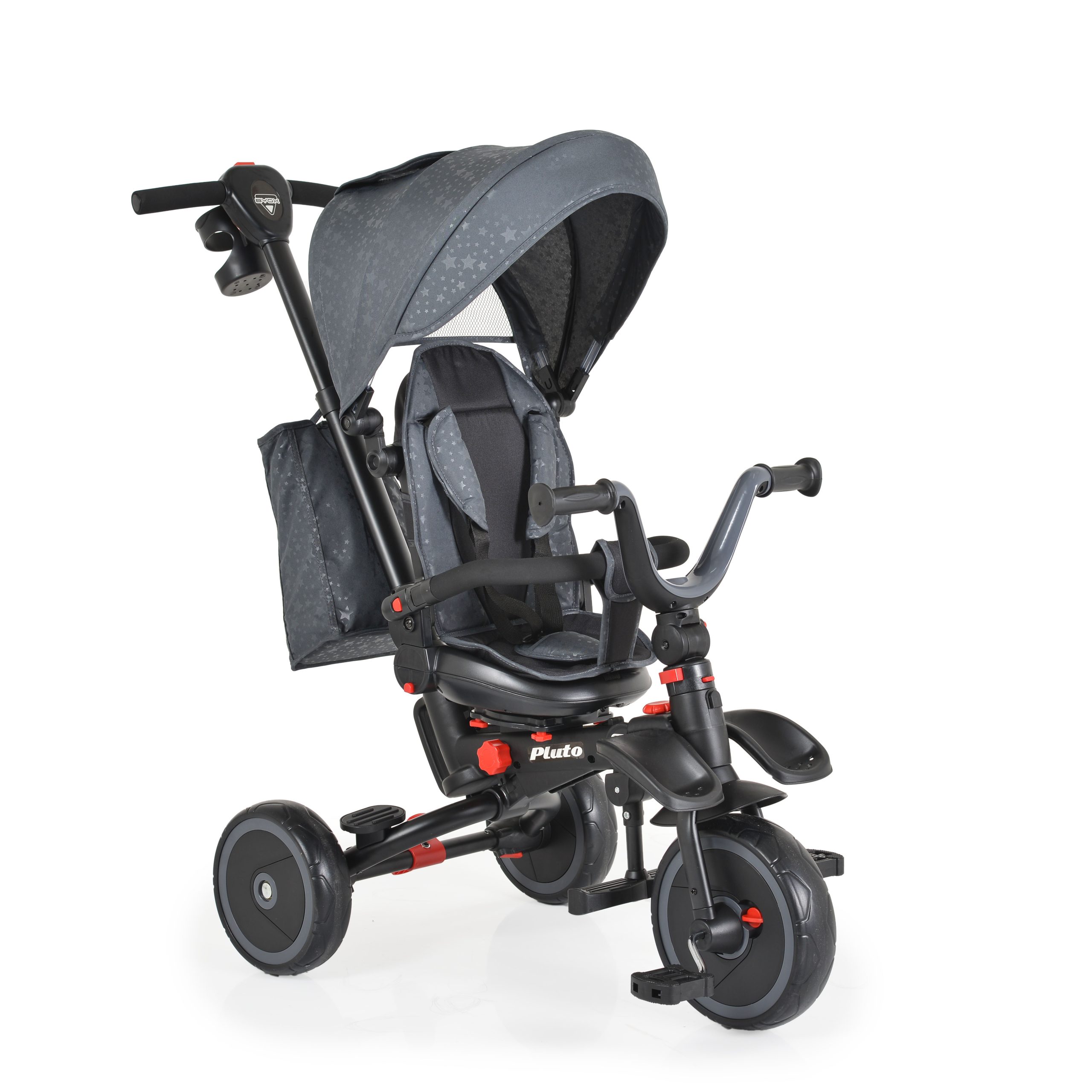 image Детска триколка Pluto сив - Image 1