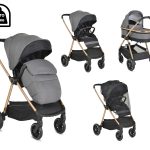 Комбинирана детска количка Hydra 2в1 сив