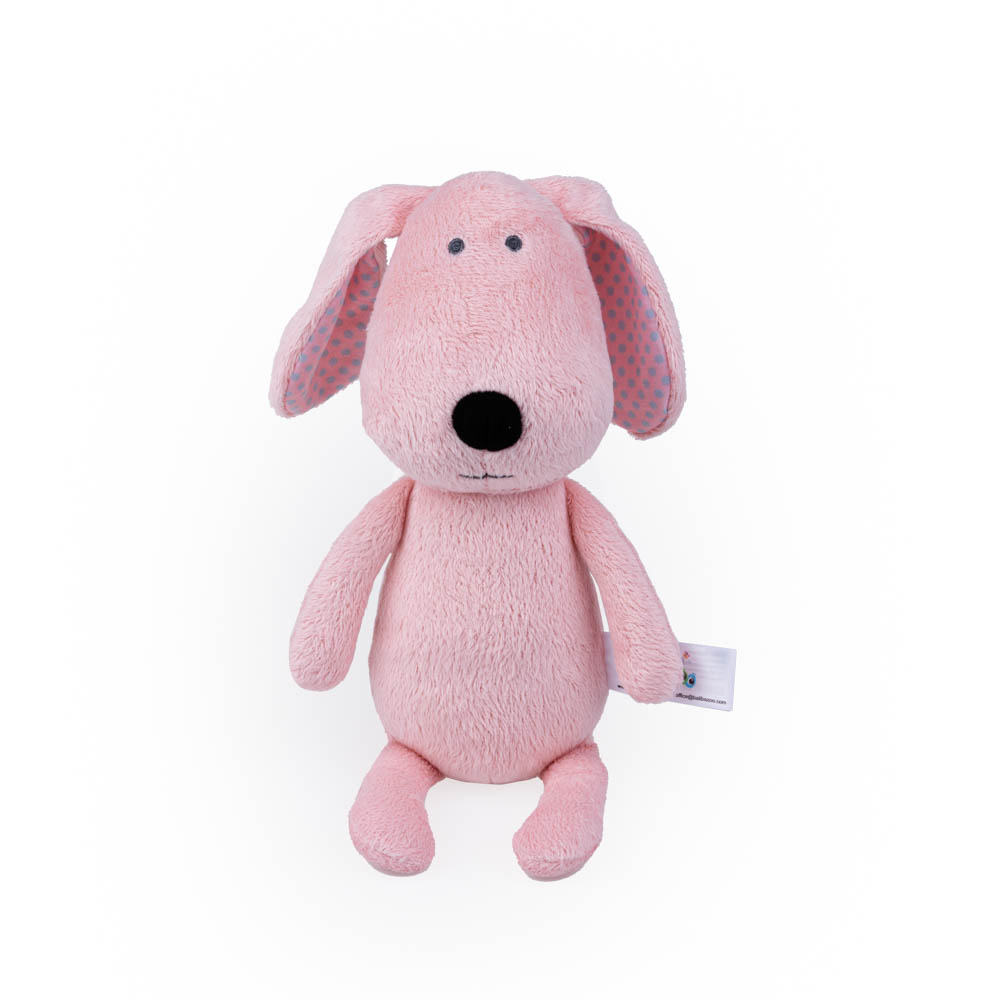 image Мека играчка За Гушкане Dog 28cm розов 81991 - Image 1