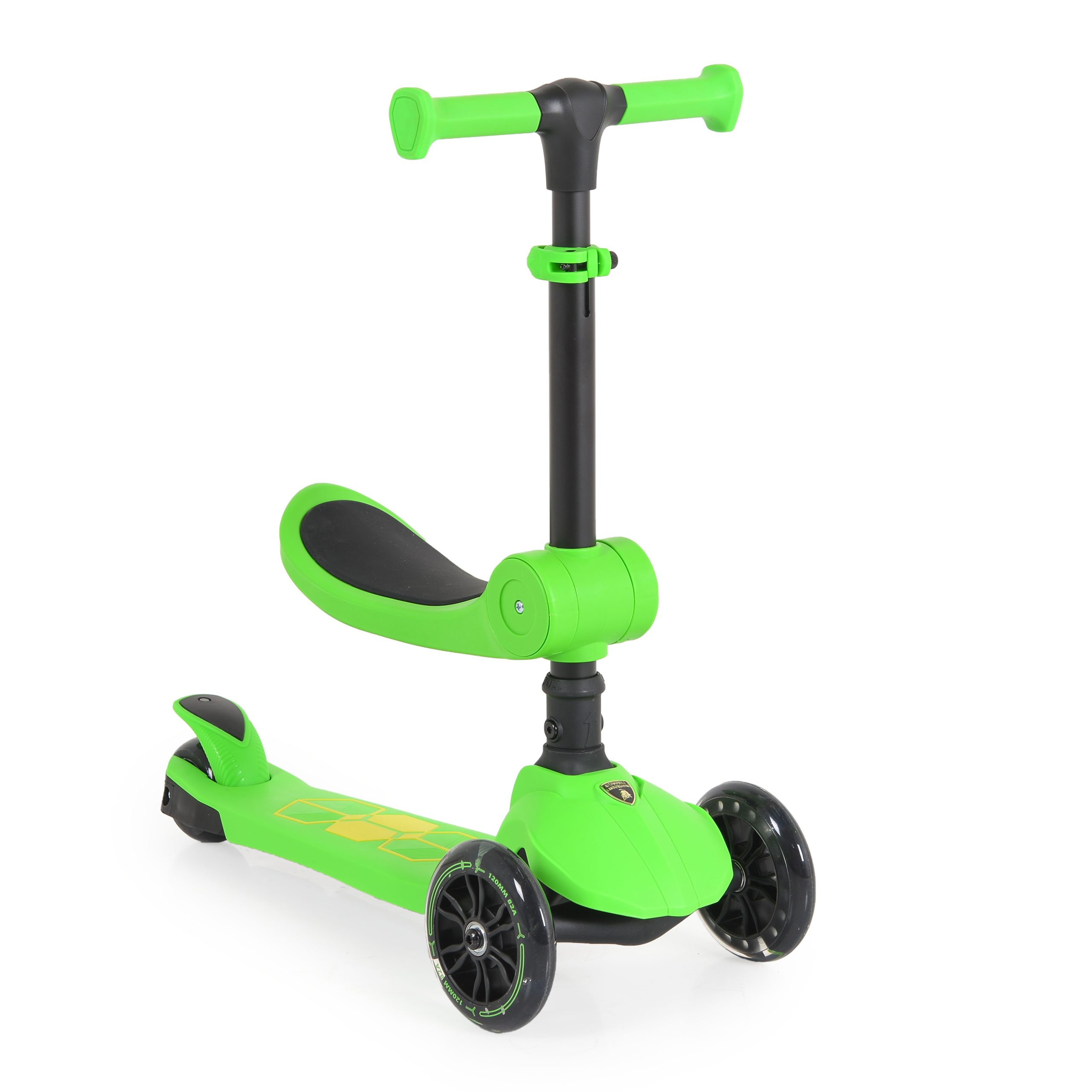 image Тротинетка Lamborghini 2в1 зелен - Image 1