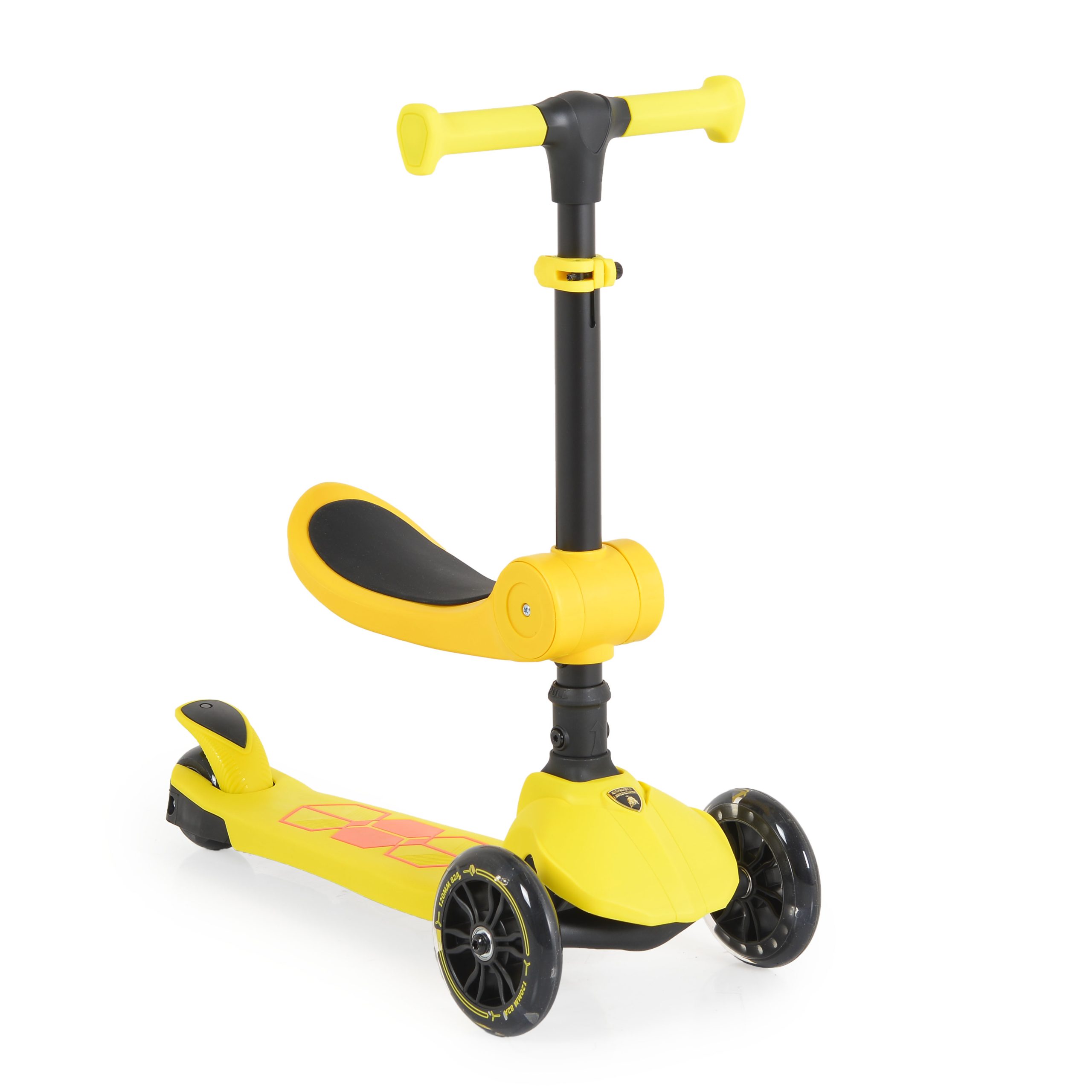 image Тротинетка Lamborghini 2в1 жълт - Image 1