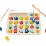 Дървена игра  Риби и Азбука TH934